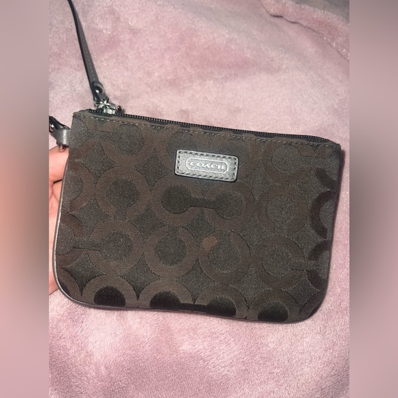 Coach Handbags - Coach brown wristlet wallet small wristlet coach brand wallet pouch wristlet